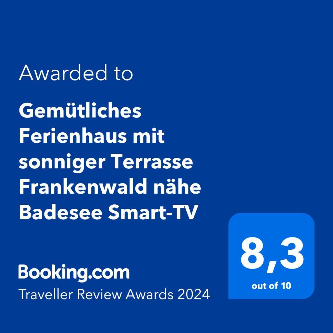 Gemuetliches Ferienhaus Mit Sonniger Terrasse Frankenwald Naehe Badesee Smart-Tv Lichtenberg  Esterno foto